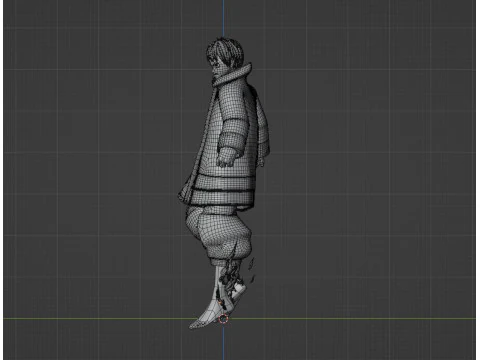 Shinra Kusakabe - Fire Force 3D Model