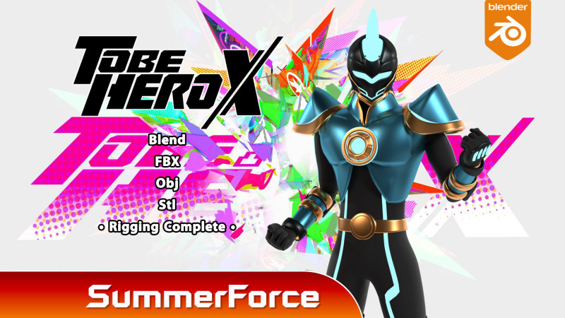E-Soul - To Be Hero X Modello 3D .c4d .max .obj .3ds .fbx .stl .blend