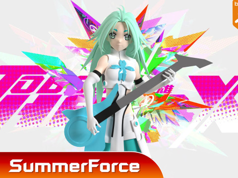 Lucky Cyan - To Be Hero X 3D-Modell