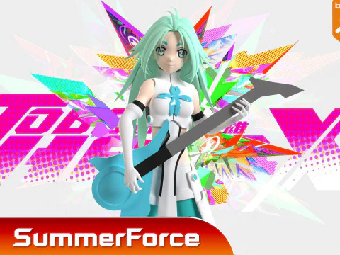Lucky Cyan - To Be Hero X 3D Model