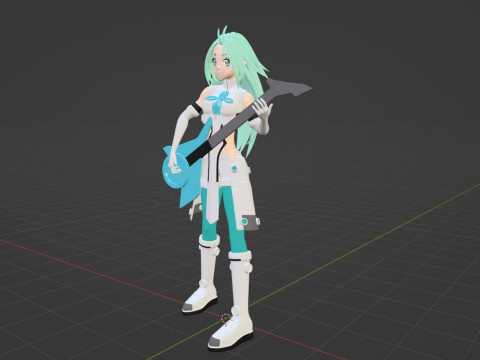 Lucky Cyan - To Be Hero X 3D-Modell