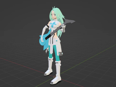 Lucky Cyan - To Be Hero X 3D Model