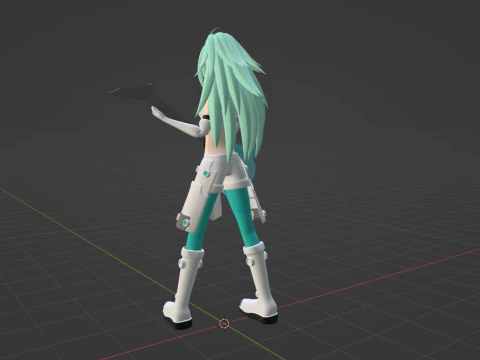 Lucky Cyan - To Be Hero X 3D Model