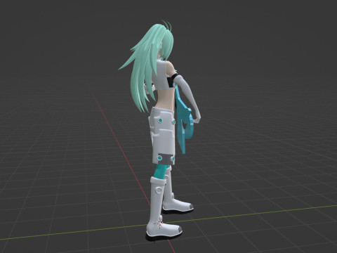 Lucky Cyan - To Be Hero X 3D-Modell