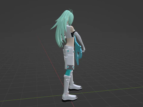 Lucky Cyan - To Be Hero X 3D Model