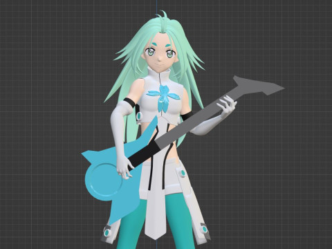 Lucky Cyan - To Be Hero X 3D-Modell