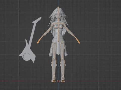 Lucky Cyan - To Be Hero X 3D Model