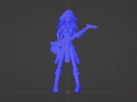 Lucky Cyan - To Be Hero X 3D Model
