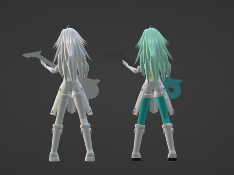 Lucky Cyan - To Be Hero X 3D-Modell