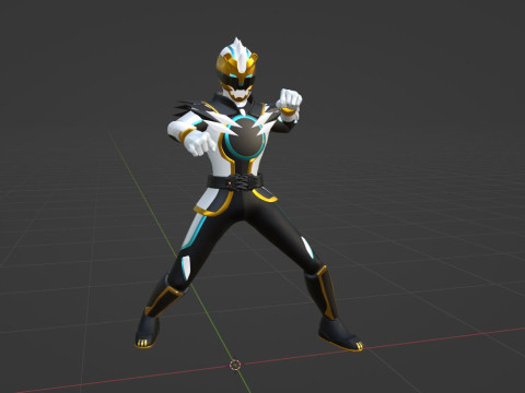 GozyuPolar - No1 Sentai Gozyuger Modelo 3D