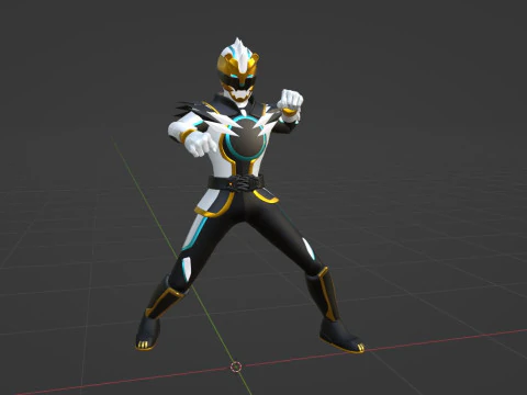 GozyuPolar - No1 Sentai Gozyuger 3D Model