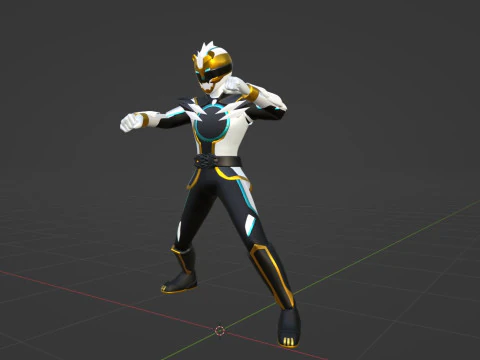 GozyuPolar - No1 Sentai Gozyuger 3D Model