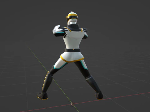 GozyuPolar - No1 Sentai Gozyuger 3D Model