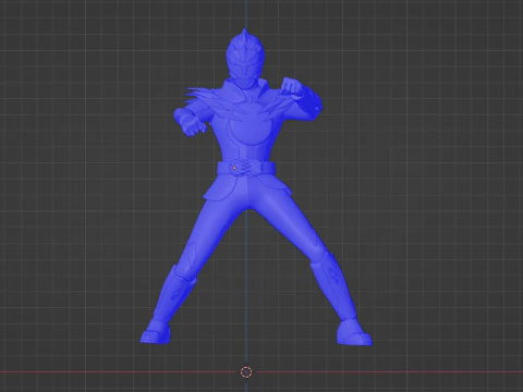 GozyuPolar - No1 Sentai Gozyuger 3D Model