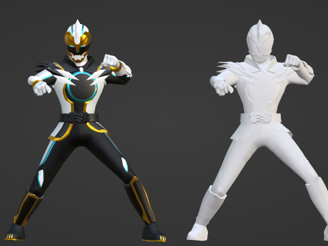 GozyuPolar - No1 Sentai Gozyuger Modelo 3D