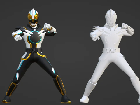 GozyuPolar - No1 Sentai Gozyuger 3D Model