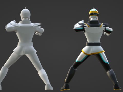 GozyuPolar - No1 Sentai Gozyuger Modelo 3D
