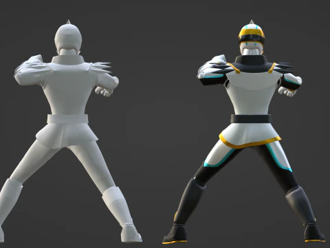 GozyuPolar - No1 Sentai Gozyuger 3D Model
