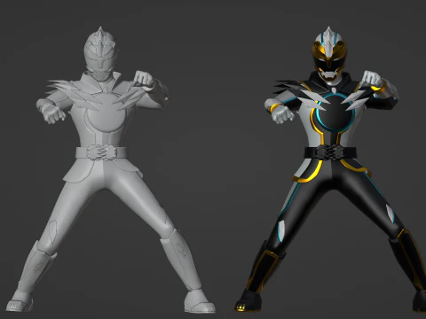 GozyuPolar - No1 Sentai Gozyuger 3D Model