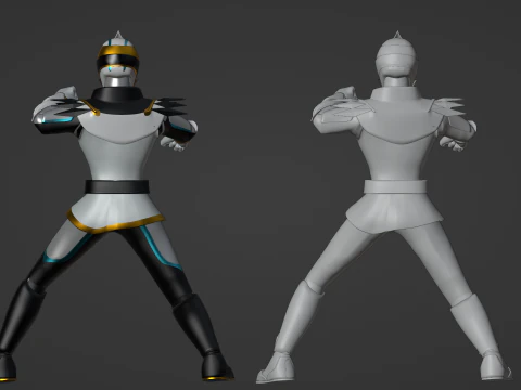 GozyuPolar - No1 Sentai Gozyuger 3D Model