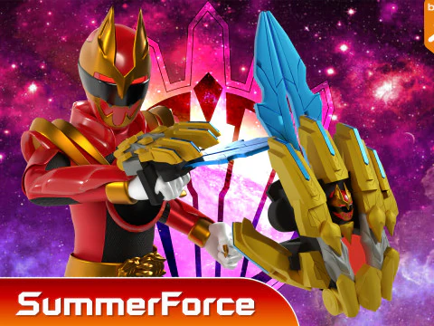 Tega Sword - No1 Sentai Gozyuger 3D Model