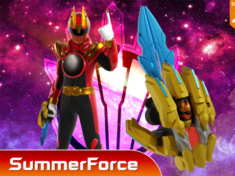 Tega Sword - No1 Sentai Gozyuger Modelo 3D