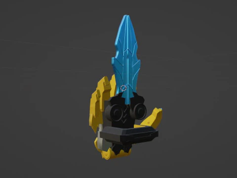 Tega Sword - No1 Sentai Gozyuger 3D Model