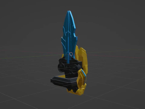 Tega Sword - No1 Sentai Gozyuger 3D Model