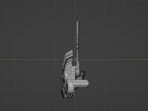 Tega Sword - No1 Sentai Gozyuger 3D Model
