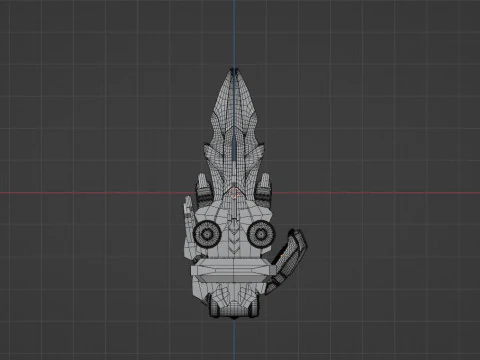 Tega Sword - No1 Sentai Gozyuger 3D Model
