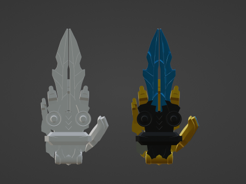 Tega Sword - No1 Sentai Gozyuger Modelo 3D