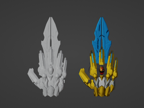 Tega Sword - No1 Sentai Gozyuger Modelo 3D