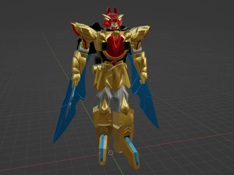 Tega Sword Robo - No1 Sentai Gozyuger 3D Model