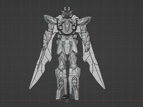 Tega Sword Robo - No1 Sentai Gozyuger 3D 模型