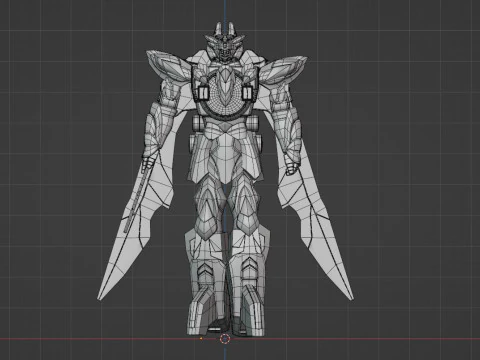 Tega Sword Robo - No1 Sentai Gozyuger 3D Model