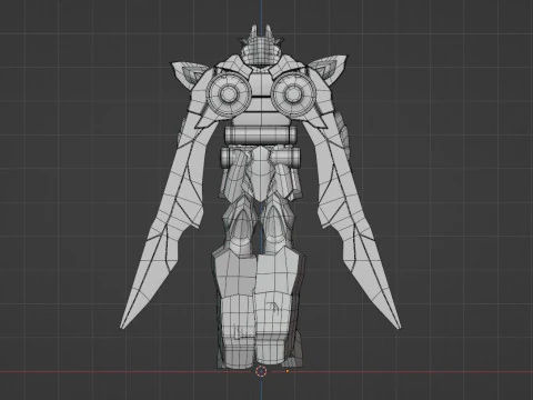 Tega Sword Robo - No1 Sentai Gozyuger 3D Model