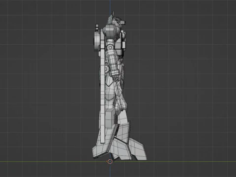 Tega Sword Robo - No1 Sentai Gozyuger 3D Model