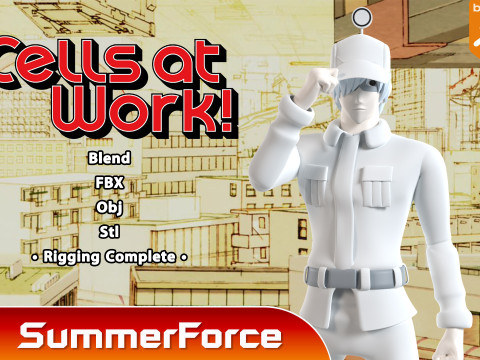 White Blood Cell - Cell at Work 3D Model