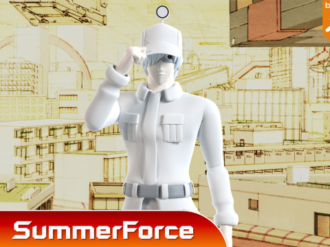 White Blood Cell - Cell at Work 3D Model