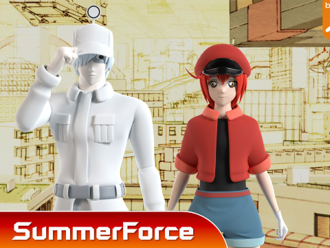 White Blood Cell - Cell at Work 3D Model