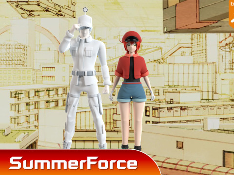 White Blood Cell - Cell at Work 3D Model