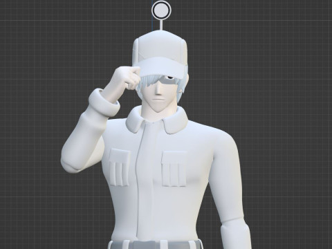 White Blood Cell - Cell at Work 3D Model