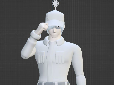 White Blood Cell - Cell at Work 3D Model