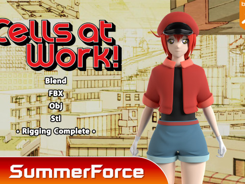 Red Blood Cell - Cell at Work 3D Model