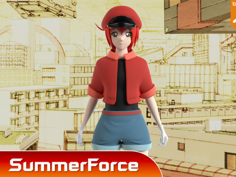 Red Blood Cell - Cell at Work 3D Модель