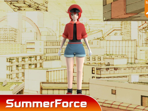 Red Blood Cell - Cell at Work 3D Модель