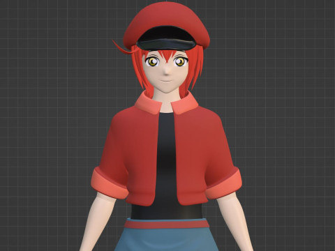 Red Blood Cell - Cell at Work 3D Модель