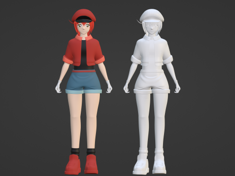 Red Blood Cell - Cell at Work 3D Модель