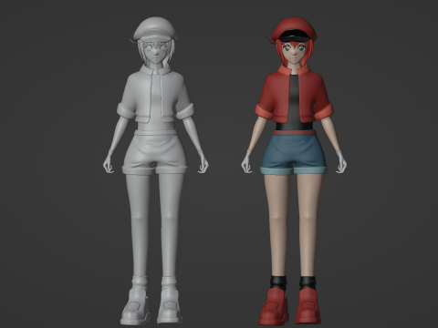 Red Blood Cell - Cell at Work 3D Модель