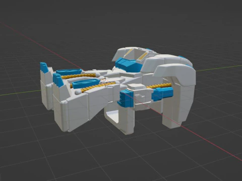 GoodeBurn - No1 Sentai Gozyuger 3D Model